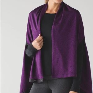 NWT lululemon vinyasa wrap purple and black